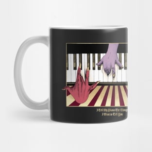 Piano Trinity Dark Mug